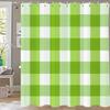 Modern Lines Bathroom Curtain Colored Plaid Pattern Shower Curtain Bohemian Home Bathroom Decor Polyester Shower Curtains