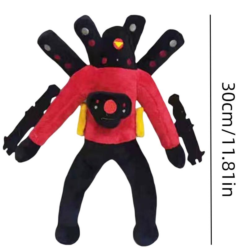 Плюшевая игрушка Скибиди Туалет Забавная и мягкая набивная фигурка 30 см высотой