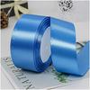 100% Polyester Single Face Satin Ribbon Roll 38 mm 1.5 Inch Custom Printed for Decoration and Wrapping
