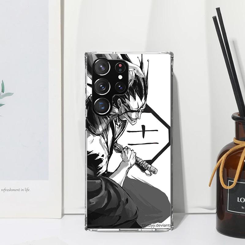 Ichigo Kenpachi Bleach Anime Phone Case For Samsung Galaxy S25 S24 S23 S22 Ultra S21 FE S20 Plus S10 + S10E Art Fundas Back Cove