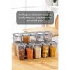 Set Of 10 Food Storage Containers With Leak-proof Lids - Labeled Pulses Box - 5x(1100ml, 1580ml)