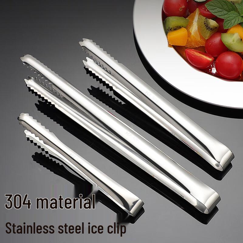 304 Stainless Steel Anti-slip Ice Tongs