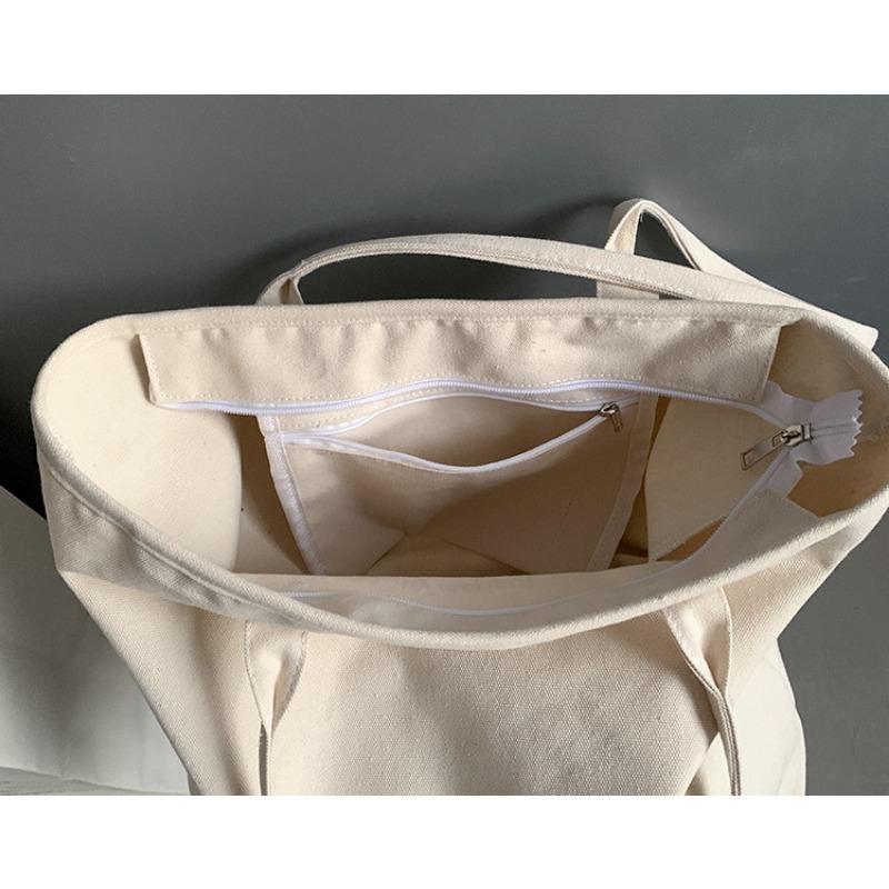 Large Capacity Canvas Bag Sports Shoulder Bag Simple Versatile Large Bag