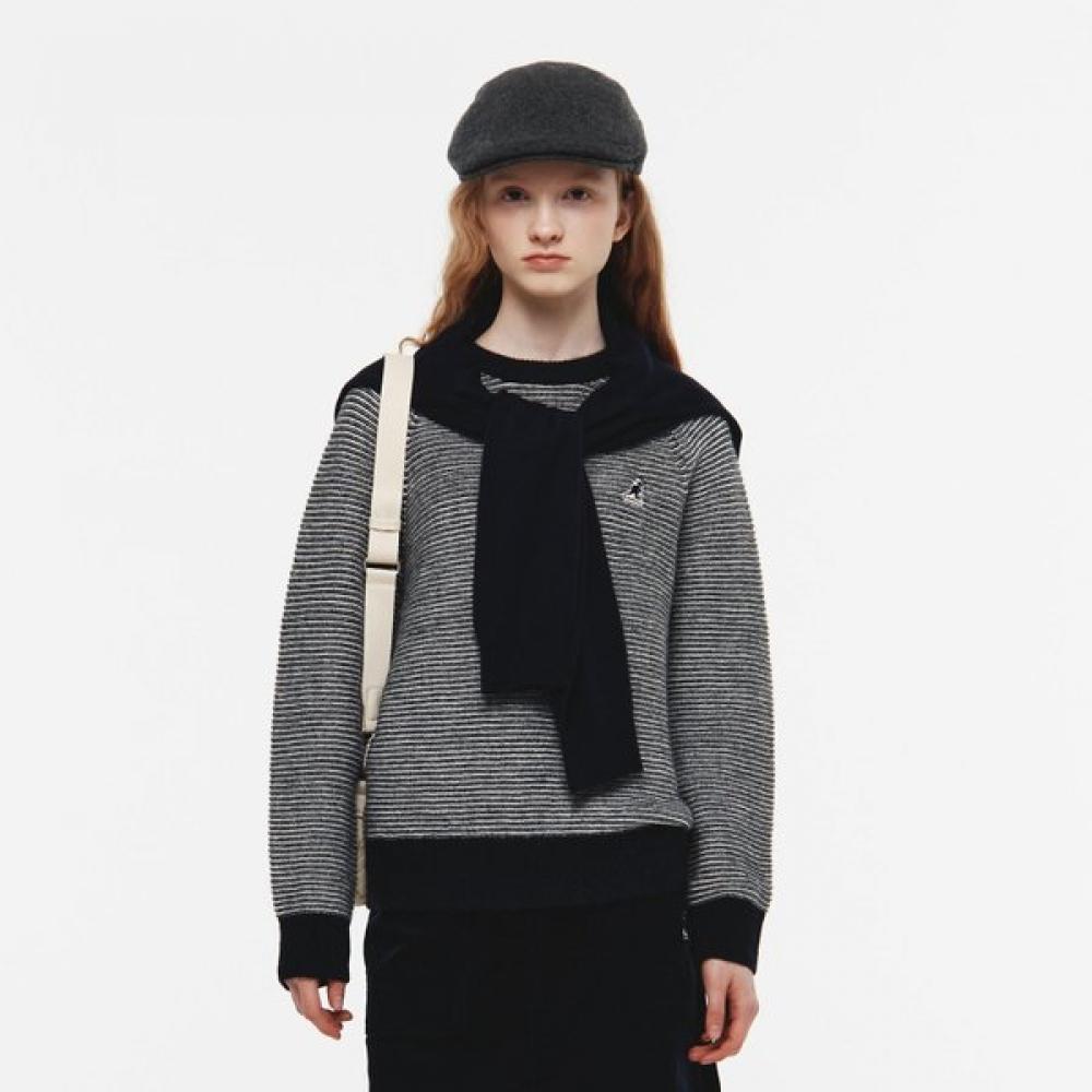 Kangol Women S Stripe Pullover Black 1912 LA 7490₽