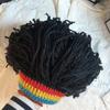 Hip Hop Style Hat, One-Piece Dreadlock Wig Knit Hat, Boys And Girls Hip Hop Cap, Music Festival Hat for Parties Festivals Halloween Daily Wear