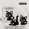 Micro Particle Building Blocks Cute Pet Cat Series Cute Diy Assembled Toys Orange Cat Black Cat Gift Children's Puzzle Gift