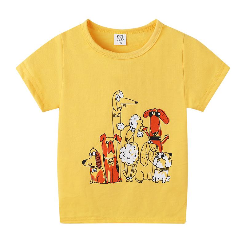 2025 Boys Girls T-Shirt Kids Clothes Cartoon Summer Tops Long Sleeve Baby Clothing Spring  Ropa De Children's Clothing