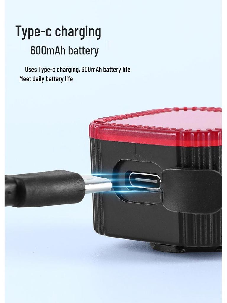 Bike Rear Tail Light for Night Riding – Safety Warning and Brake Light for Road & Mountain Biking