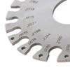 652F Stainless Steel 0-36 Round AWG SWG Wire Gauge Thickness Measuring Sheet Diameter Metal Machinist Measurement Plate Ruler
