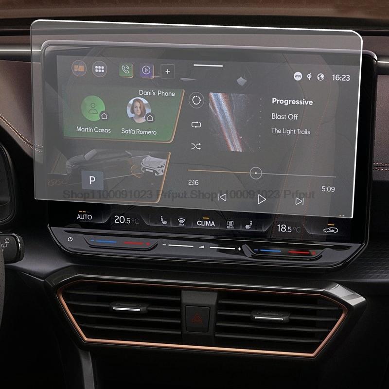 TPU Film Schermbeschermer Voor Cupra Formentor Facelift/Cupra Leon MK4 2025 12,9 inch Auto navigatie GPS Paneel infotainment