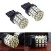 2Pcs 12V T20 7440 7443 64 SMD White 6000K Car Reverse Brake Tail LED Light Bulb