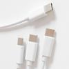 USB C to Multi 3 in 1 USB Long Charger Cable 1M/3.28ft Charging Cord Universal Multiple Ports Long Charging Cable USB C