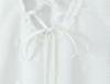 Design-Sense Women's V-Neck Mesh Embroidery Sleeveless Slim-Fit Open-Back Dress