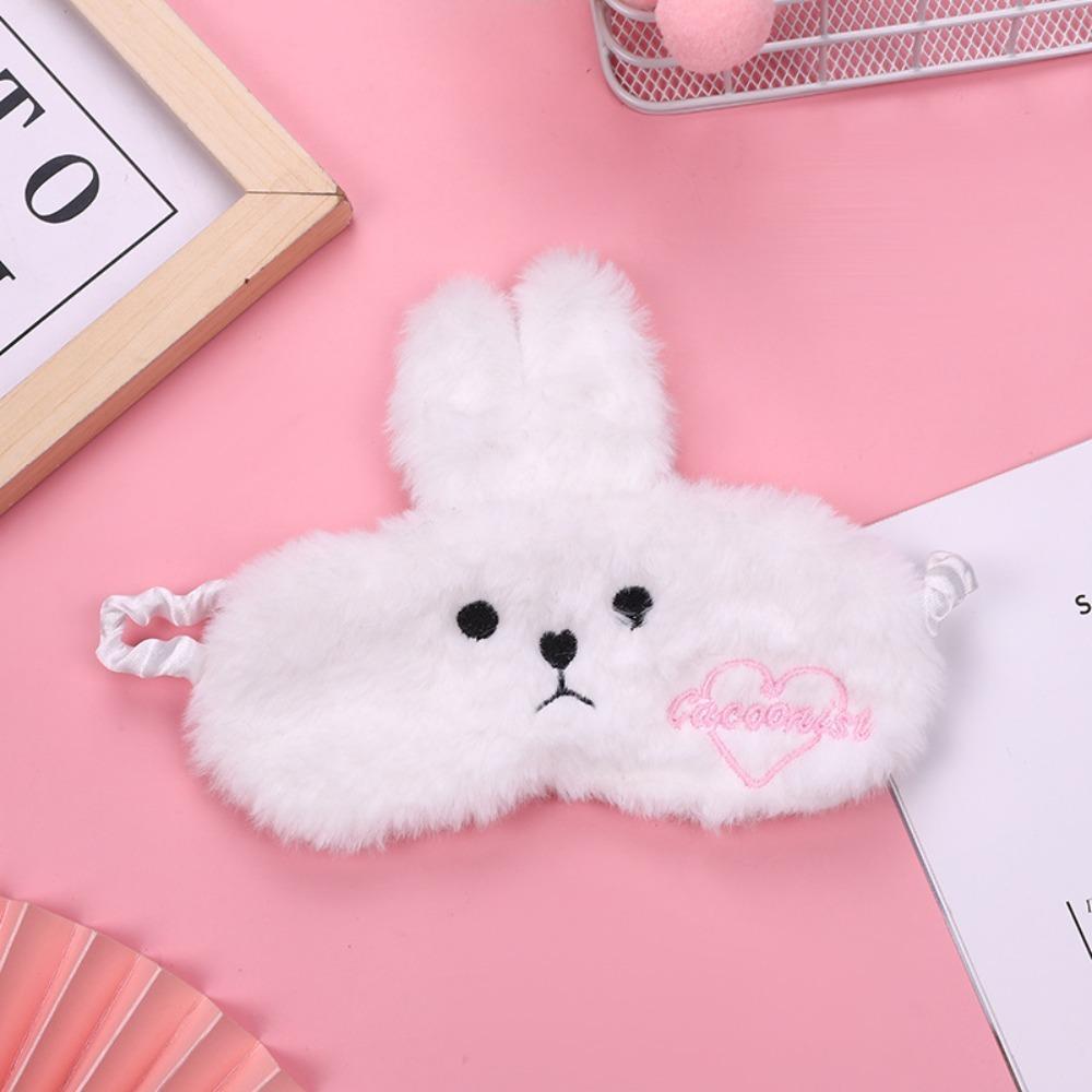 Night Plush Sleep Mask Nap Blindfold Cover Relax Animal Eyepatch  Women