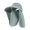 Summer Sun Protection Cap With Large Brim And Removable Design For Outdoor Fishing And Hiking