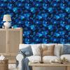 Watercolor Galaxy Wallpaper Harmonious Arrangement, Navy Blue 50x1000