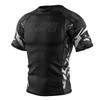 Extreme Hobby Rashguard Korte Mouw Black Panther Zwart en Wit XL