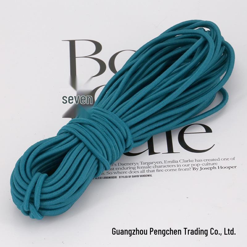 2.5mm High Elasticity Colorful Elastic Rubber Cord