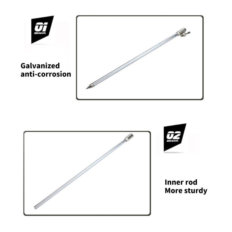 Upgraded Rod Holder for Fishing, Fishing Rod Holder Ground Fishing Rod Rack Stand,Fishing Holder for Insert Ground