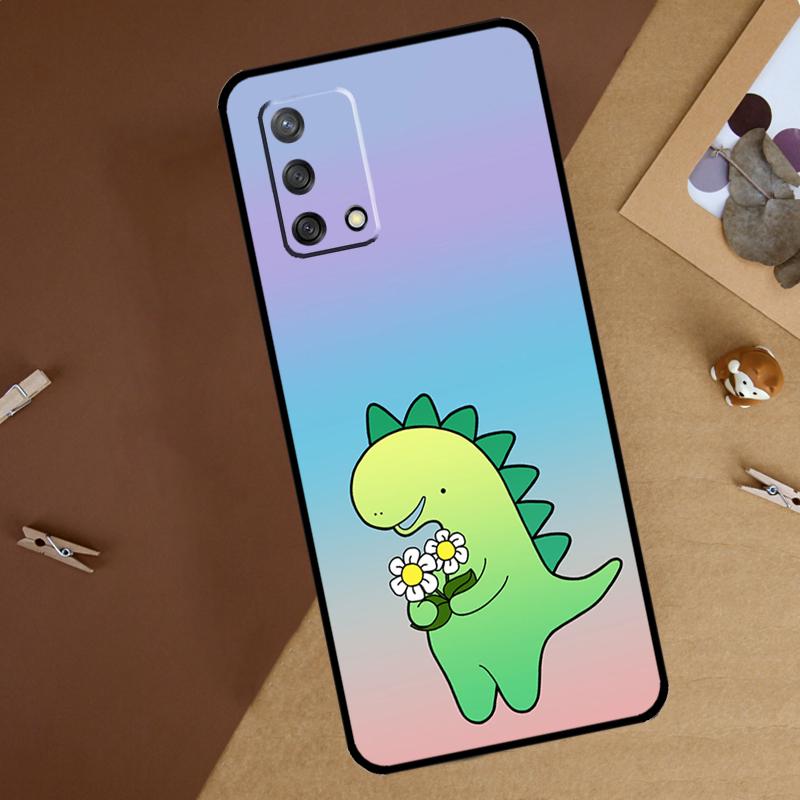 

Милый Динозавр Тираннозавр Для Oppo A16 A76 A96 A40 A60 A80 A74 A94 A54 A18 A38 A58 A78 A98 A15 A57S A17 A77 Чехол для Телефона OPPO A15