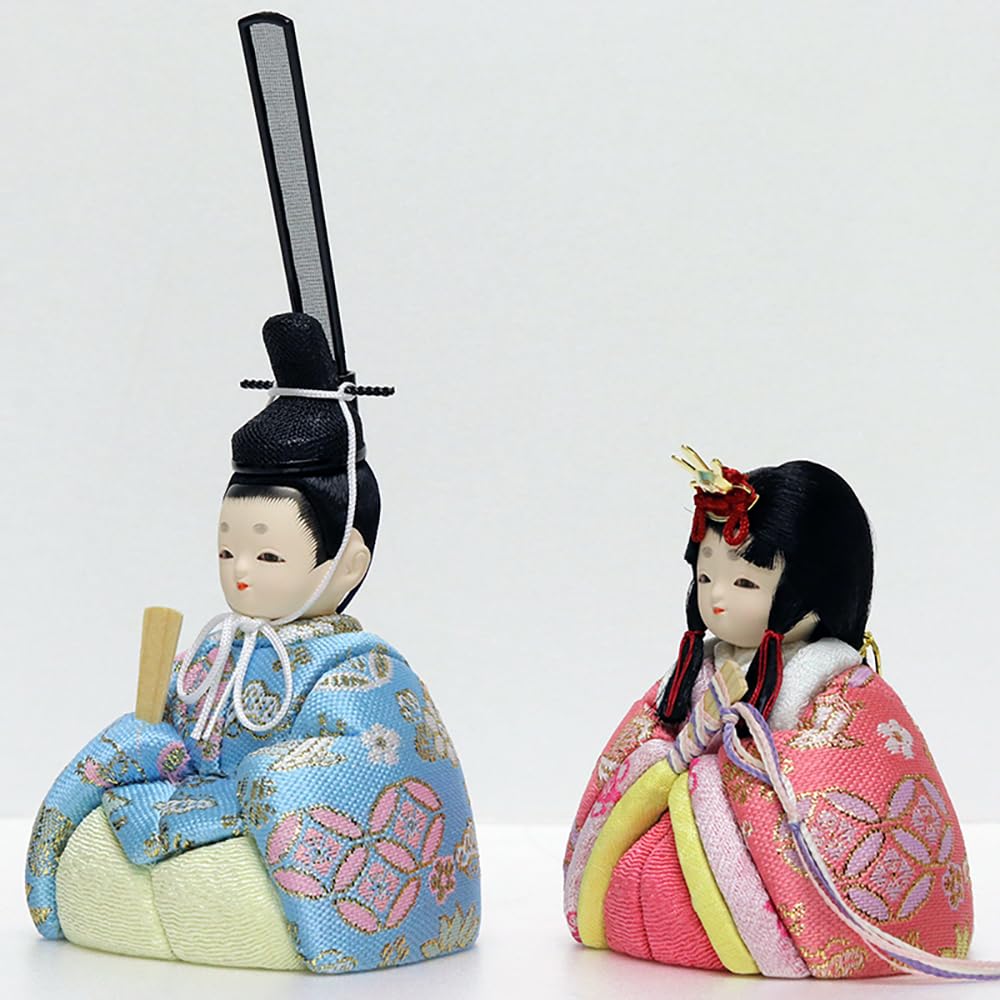 Kotohoki Shizuku Wooden Doll with Round Tray, Natural, KTH-3201B2