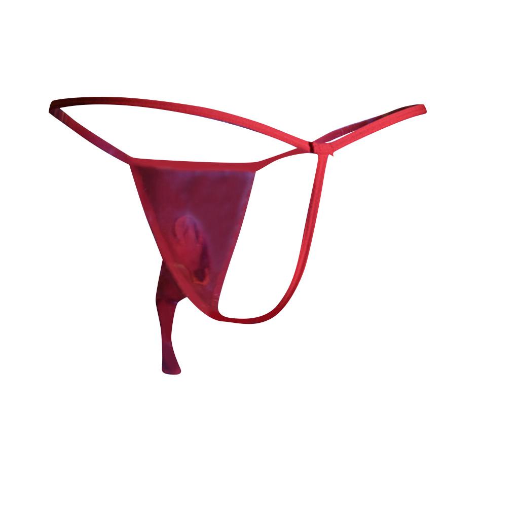 Men's Pantie Lingerie With Sexy Thong Briefs Knickers Underpants Underwear