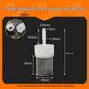 6-Minute Inner Thread Plastic Hose Connector with Water Pump Filter Screen