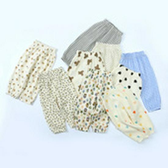 Children's Spring Summer Ribbed Flare Pants - Solid Color Elastic Casual Wear for Baby Girls and Toddlers