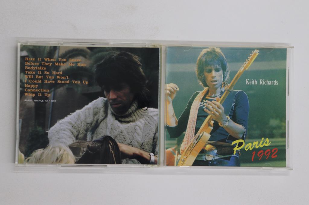 CD KEITH RICHARDS - Paris 1992 DP9307 Digger Producti 1993 Luxembourg Rock Used
