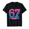 Six Seven Drip T-shirt For Women  T Shirts Short Sleeve Tops 0808-1