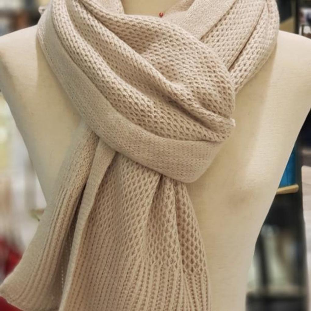 Florence Knit Muffler E18F2KM201 gray