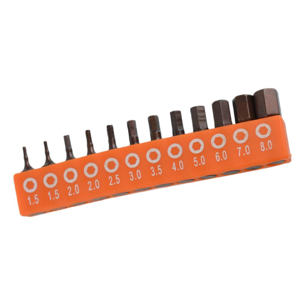 12/24Pcs Electric Screwdriver Bit Combination Set Hexagonal Screwdriver Accessories Attachment Screwdriver Bit Tool