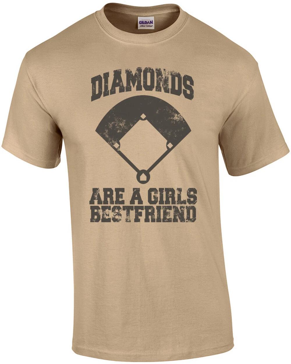 Diamonds Are A Girls Best Friend T-Shirt 4XL