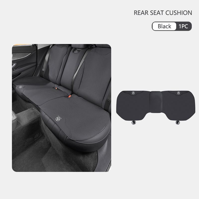XKJ1 Car Seat Cover Sweatproof Breathable Anti-slip Seat Mat Pad For Mercedes Benz GLC CLE CLA GLB GLS W177 W205 W213 W222 Stickers