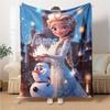 Custom Name Fantasy Portrait Name Party Blanket For Couch Bed Plush Cozy Fuzzy Blanket Super Soft Warm Blankets For Fall And Winter 091659