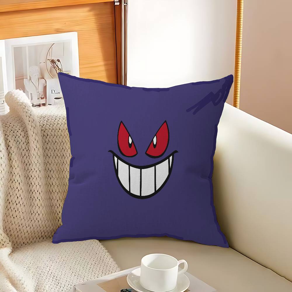 Japan Anime P-Pokemons Cushion Cover Pillowcase Upholstery Sofa Throw Pillow Home Decor Pillowcas