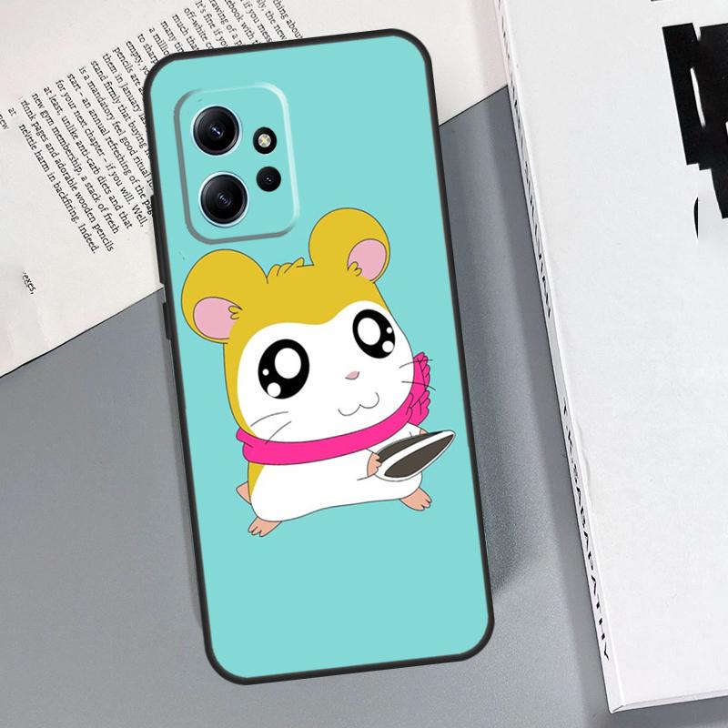 Cute Funny Hamster Case For Xiaomi Redmi Note 13 11 10 12 14 15 Pro Plus Cover For Redmi 15 15C 14C 10C 13C 12C