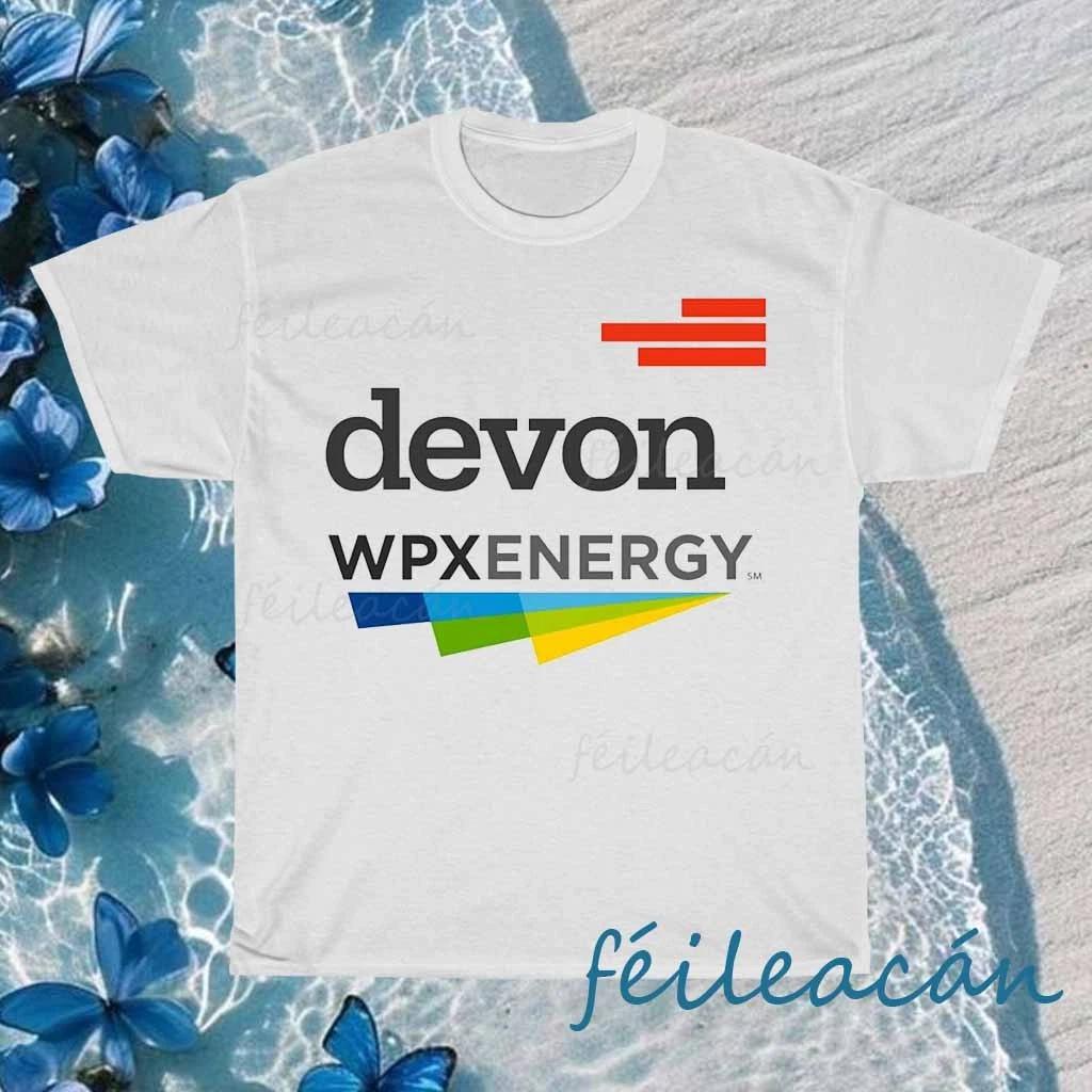 Новая футболка Devon Energy Логотип Футболка с логотипом Американская футболка Смешная Размер от S до 5XL 3XL