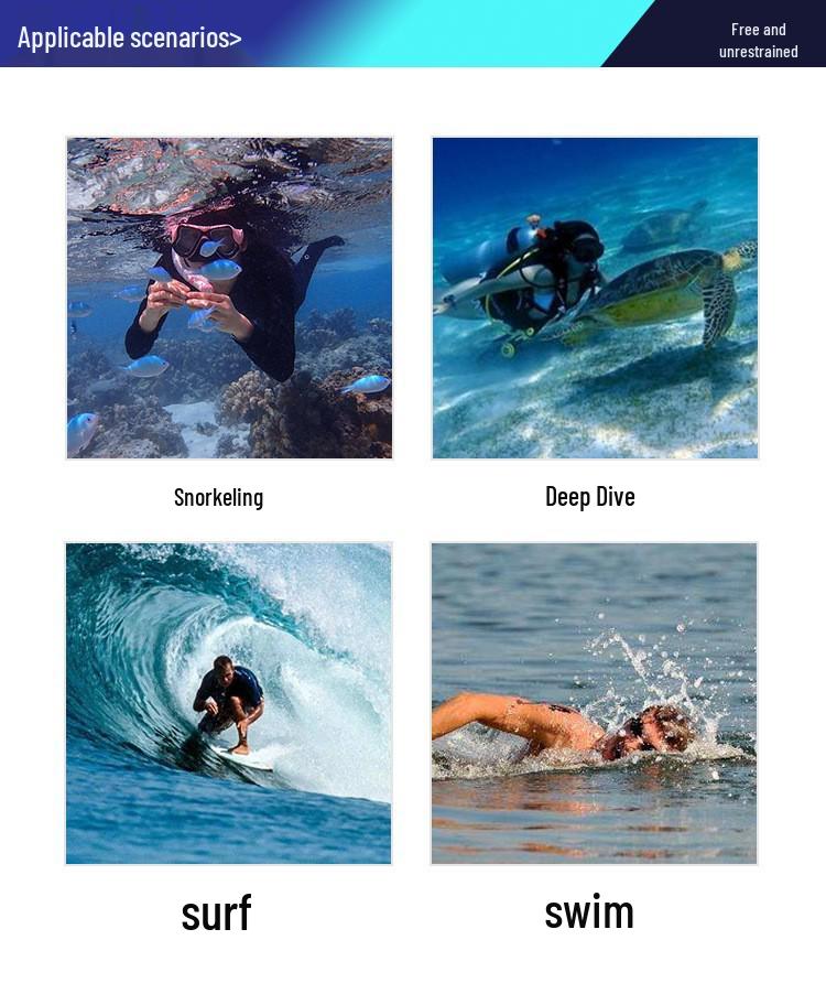 2MM-3MM Men's and Women's Jellyfish One-Piece Snorkeling and Surfing Wetsuit - Warm, Sun-Protective, Long Sleeve Swimsuit