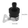 Tap Hose Connector ABS No Leaking Water Faucet Adapter Faucet Hose Connector Quick-inserting Anti-dropping Joint