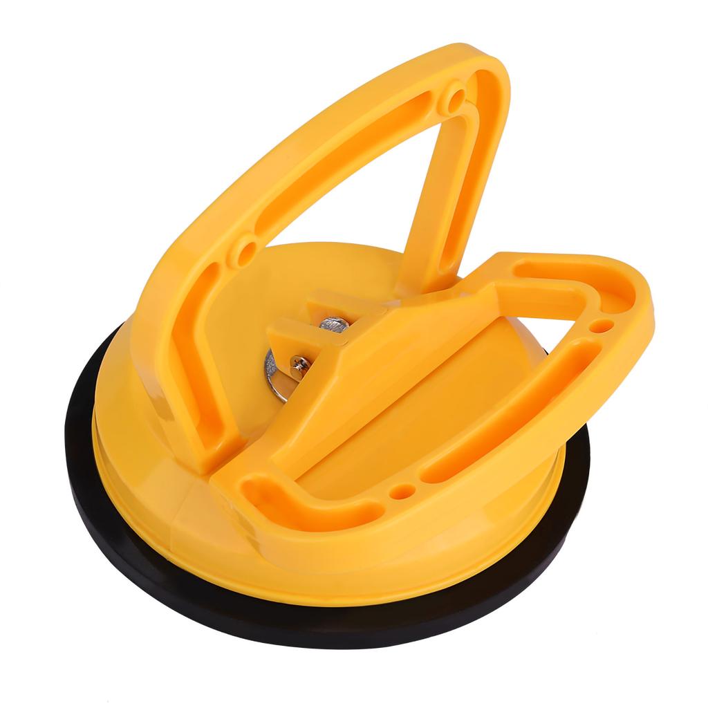 Thicked ABS Plastic Single Plate Suction Cup Glass Lifter Mover Dent Repair Puller Pad Yellow