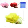 Fashionable 10pcs Organza Bags For Candy And Jewelry In Multiple Colors And Sizes