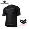 ROCKBROS Cycling Jersey Summer Bicycle Skin-Friendly Breathable Short Sleeve Sports Quick Dry Reflective Cycling Equipment