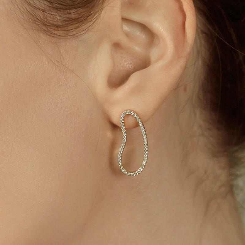 YENA BY YENA Melias Earrings CZ E106