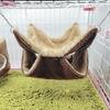 Hammock Birds Plush Hanging House Small Animals Squirrel Double Layer Hammock Beds Parrot Nest Squirrel Warm House