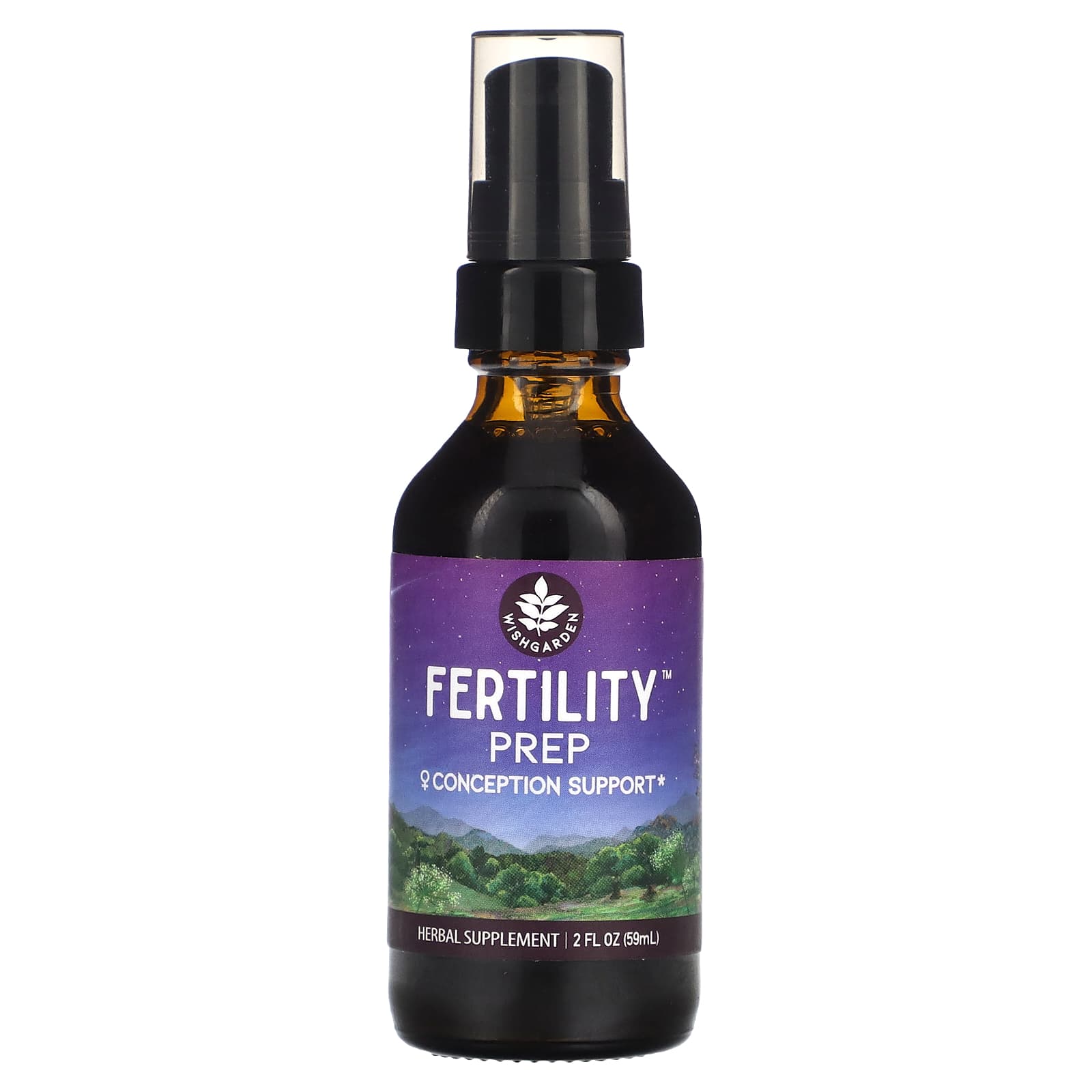 

WishGarden Herbs, Pregnancy Preparation Fertility Supplement, 2 fl oz (59 ml)