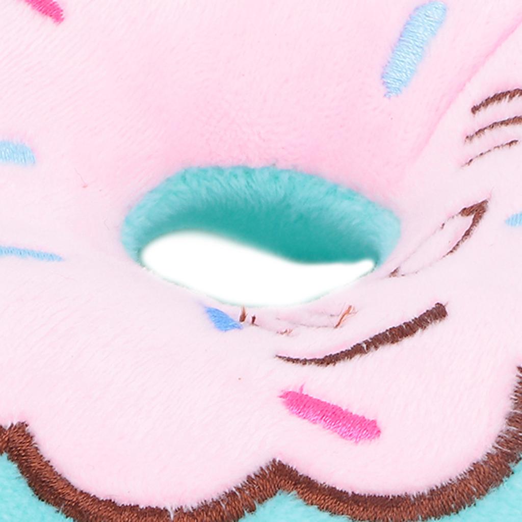 Dog Squeaky Toy Stuffed Bite Resistant Donuts Pet Toy Soft Plush Toy for Dogs Pets