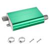 Diesel Heater Muffler, 24mm Diesel Heater Muffler Upgrade, Parking Heaters Mufflers Fit with 2 Clamps and Screws, Aluminum Alloy Upgraded Exhaust Pipe