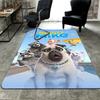 Mighty Mike Animated Characters Rug Floor Mat for Living Room or Bedroom Soft and Comfortable Carpet a Gift for Birthday and Holiday.