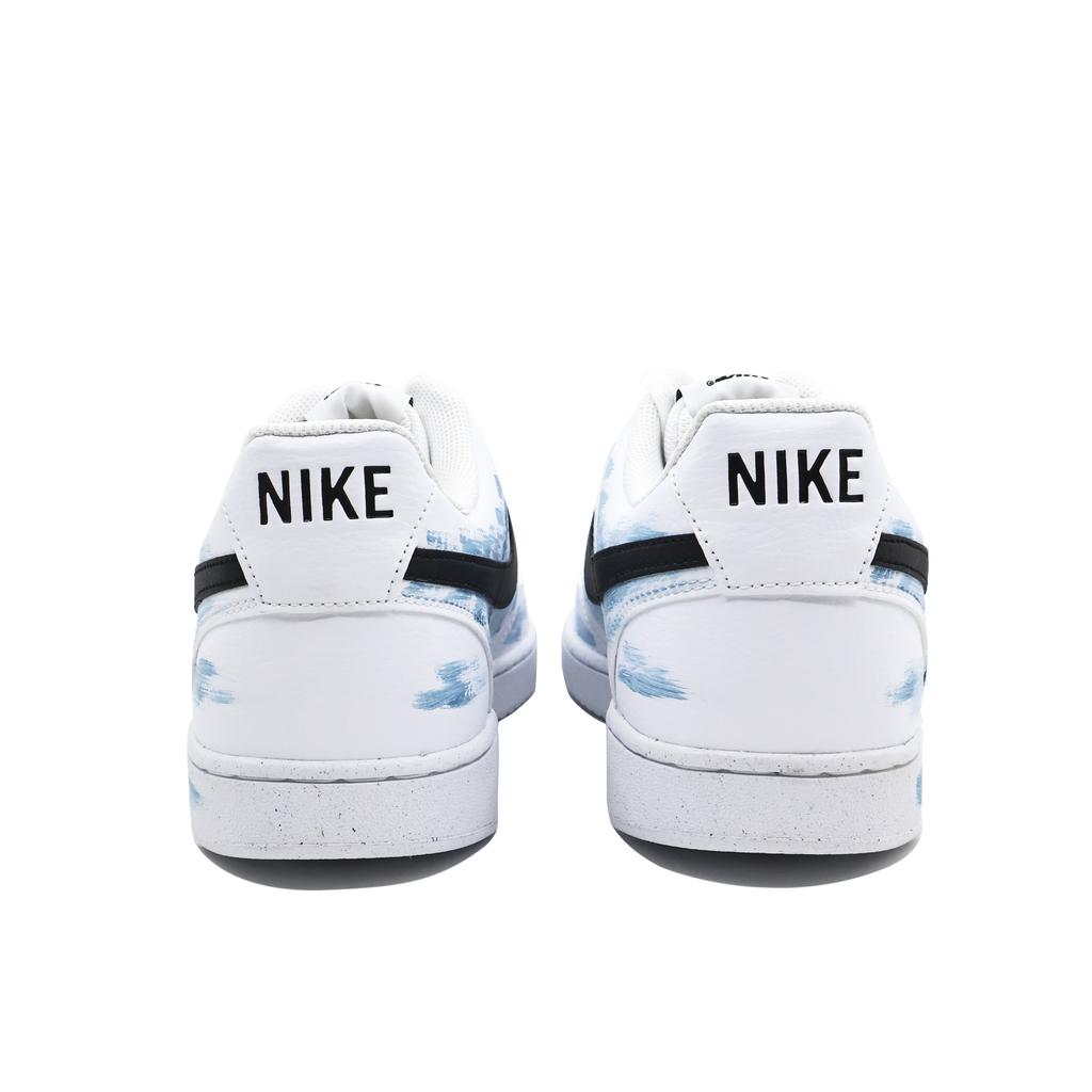 Nike Court Vision 1 Wild Dream Collection Leather Abrasion Resistant Lightweight Breathable Slip Resistant Low Top DH2987-101(Team271-)